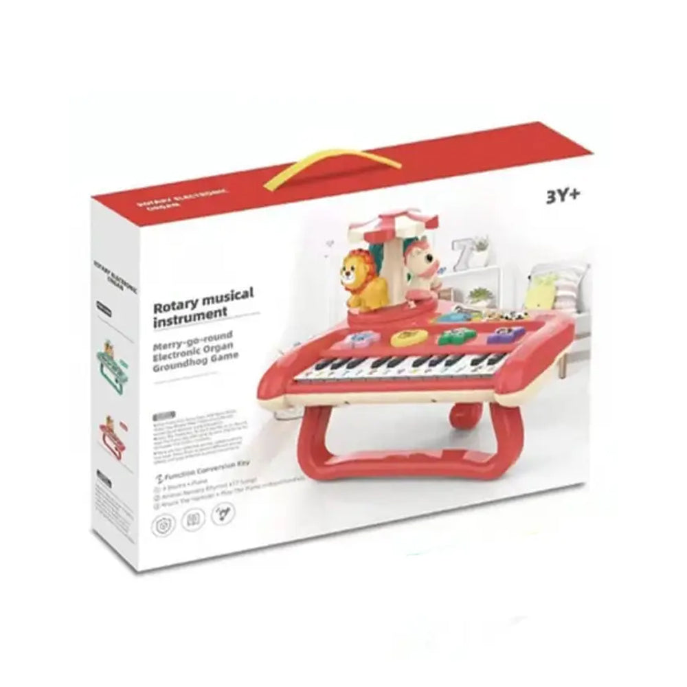 Toddler Musical Instruments - Multifunction Piano Keyboard with Cute Animals Design