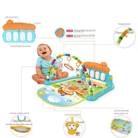 ( NET) Musical Baby Gym Play Mat - Perfect Infant Fitness Rack