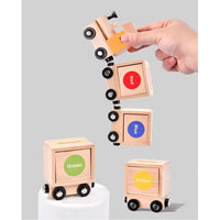 Wooden Magnetic Train Toy for Kids
