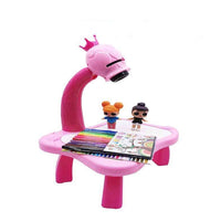 Interactive Kids' Floor Projector Drawing Table Set-Lol Surprise