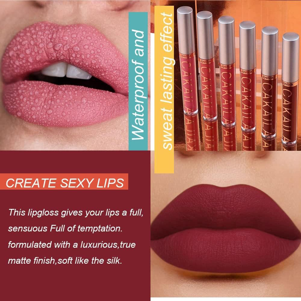 (NET)Matte Lipstick Set 6 Pcs