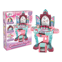 (Net) Infrared Induction Dressing Table & Makeup Set for Girls