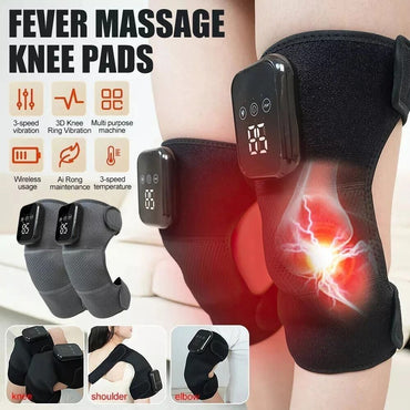 (Net)Electric Knee Massager Heated Massage Pad
