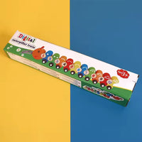 Educational Wooden Caterpillar For Number Teaching