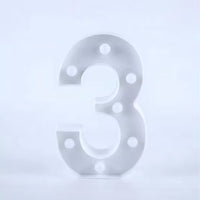 (NET) Decoration Numbers LED Light