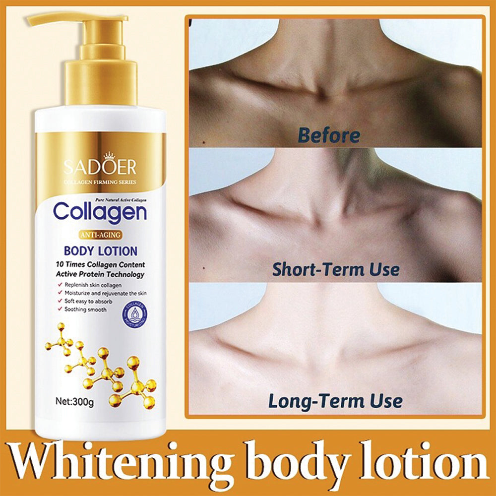 (NET) Collagen Whitening Body Lotion Improves Dryness Skin Brightening Moisturizing 300g / 944531