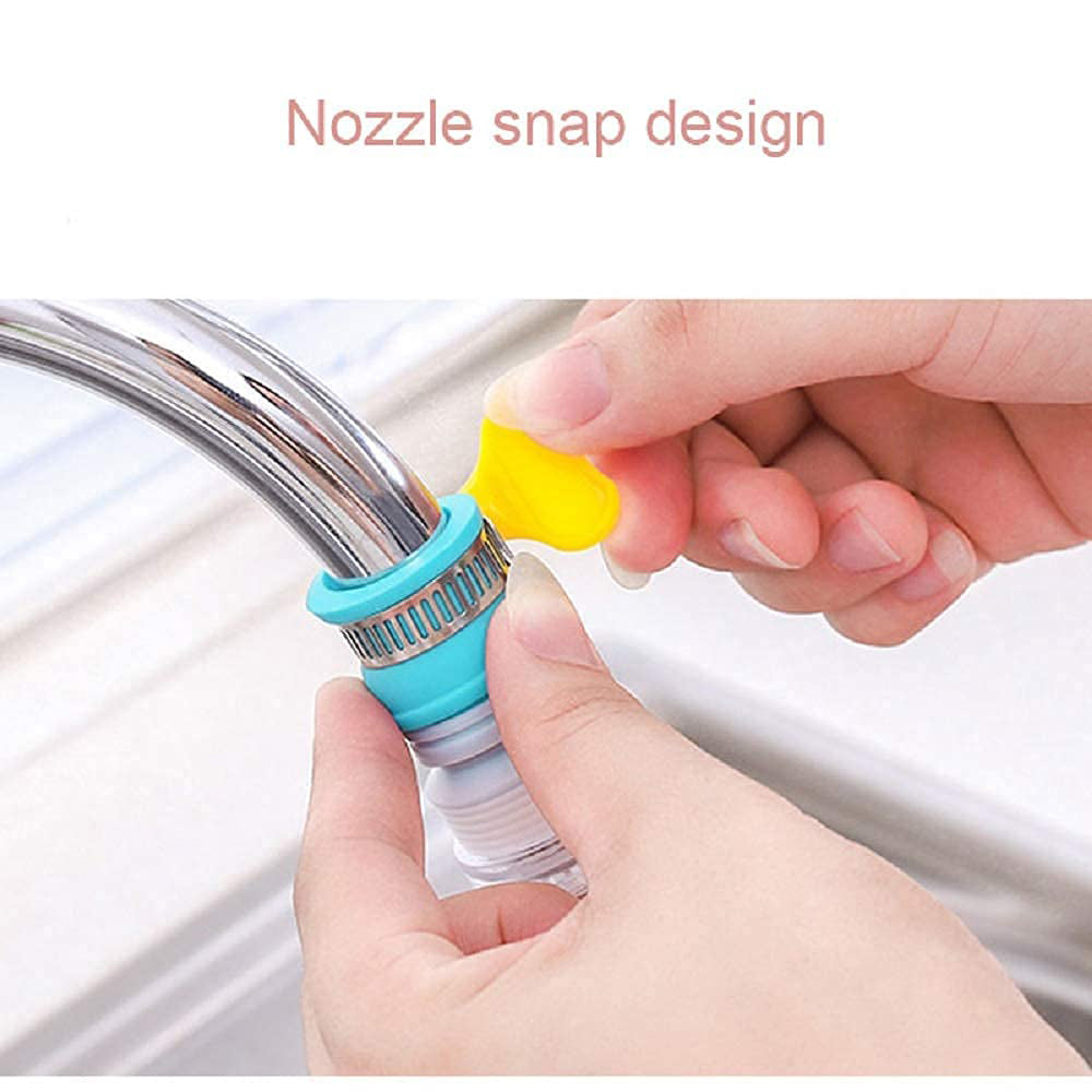 Extension Flexible Anti Splash Water Saving Movable Sink Faucet Expandable Water Tap Filter Shower Head Rotatable Nozzle Adapter / 974131