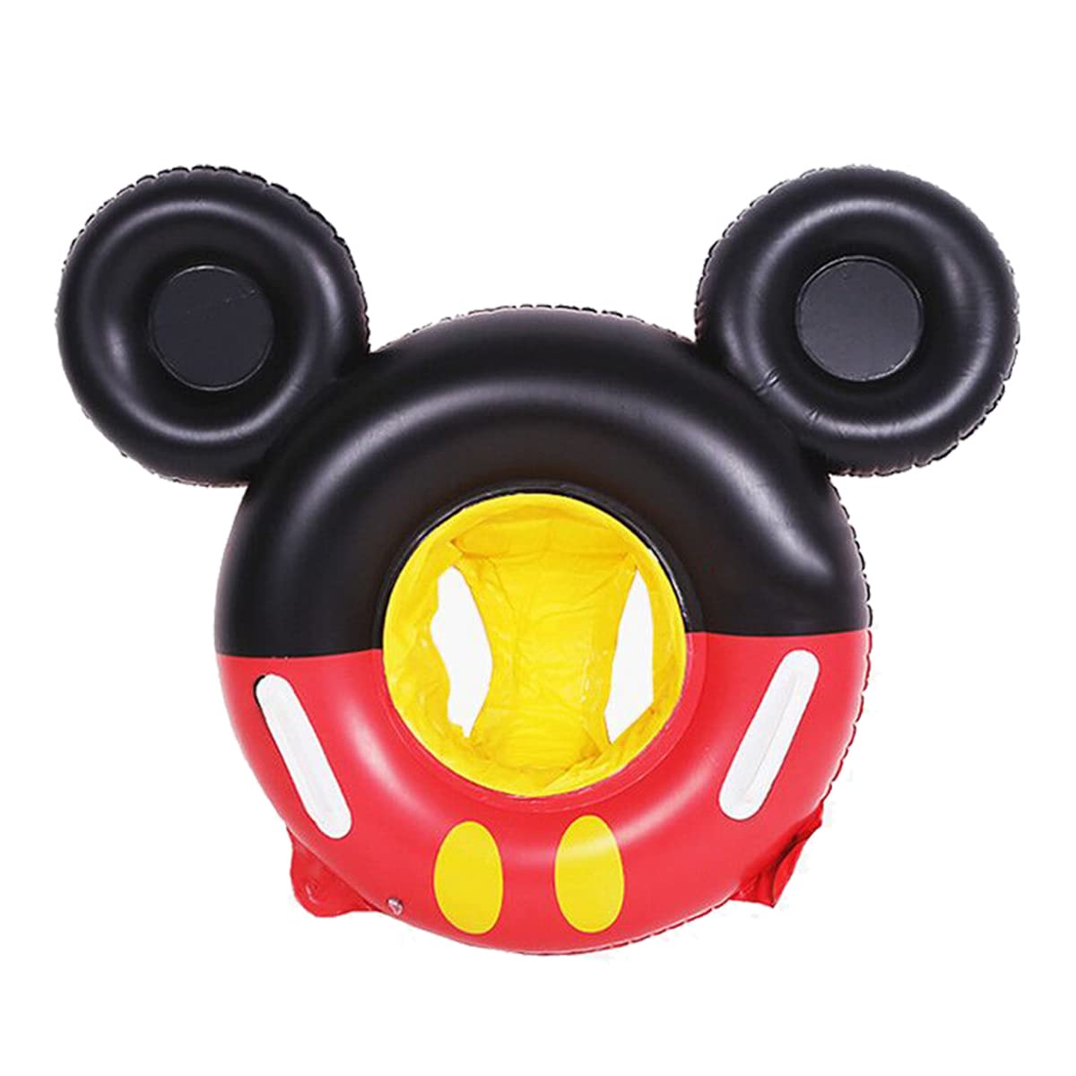 (NET) Swimming Float Mickey Mouse Cartoon Kids Baby Swimming Ring