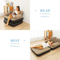 (NET) Inflatable Sofa Outdoor Adult Lazy Sofa Multifunctional Five in One Inflatable Bed Convenient Foldable Lounge Chair