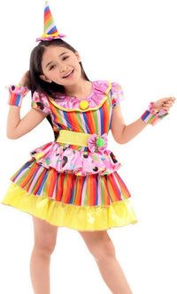 Clown Girl Costume For Kids