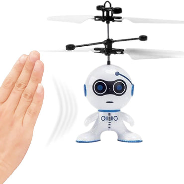 Robot Fly Toy  Aircraft Toy Induction Flying USB Charging Sensing Hand Movements for Kids