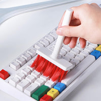 (net) Keyboard Cleaner Brush 5 in 1 Keyboard Cleaning Brush Kit, Multifunctional Keyboard Earphone Cleaner KeyCaps Puller