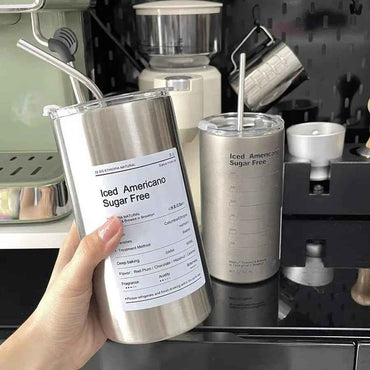 (NET) Thermos Cup Stainless Steel 600ML