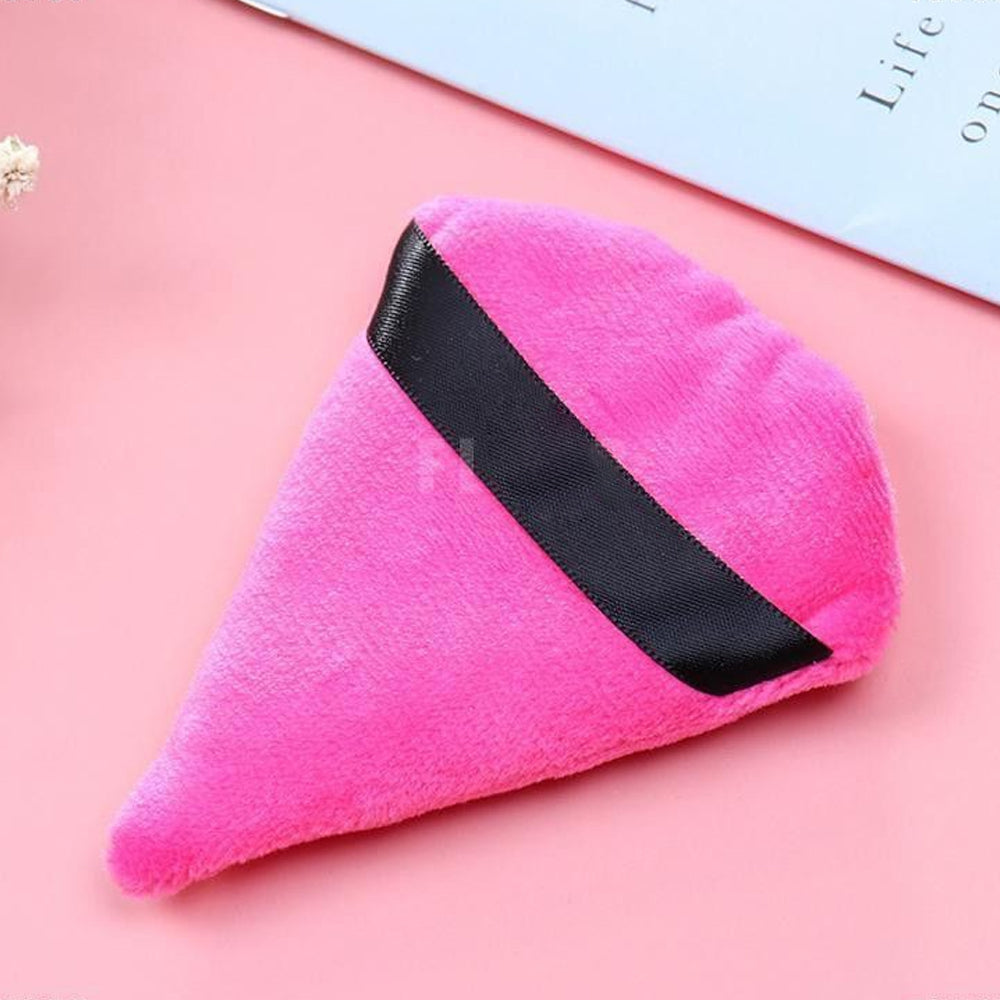 (NET) Triangle Velvet Makeup Sponge 8 Pcs