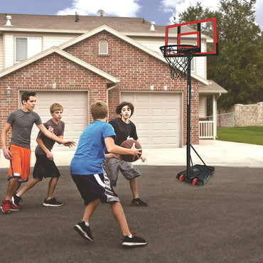 (Net) Adjustable Kids' Basketball Hoop Set - Portable Outdoor Game Toy