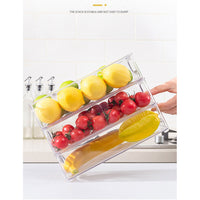 Multifunctional Transparent Kitchen Food Storage Refrigerator Container