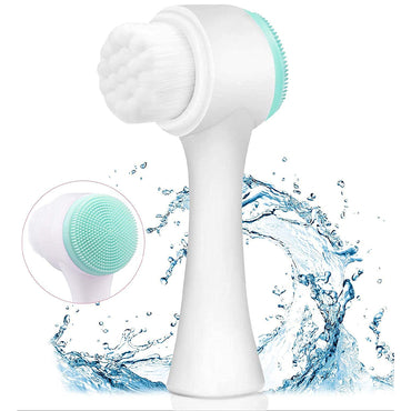 (NET) Double side Manual Facial Cleansing Brush