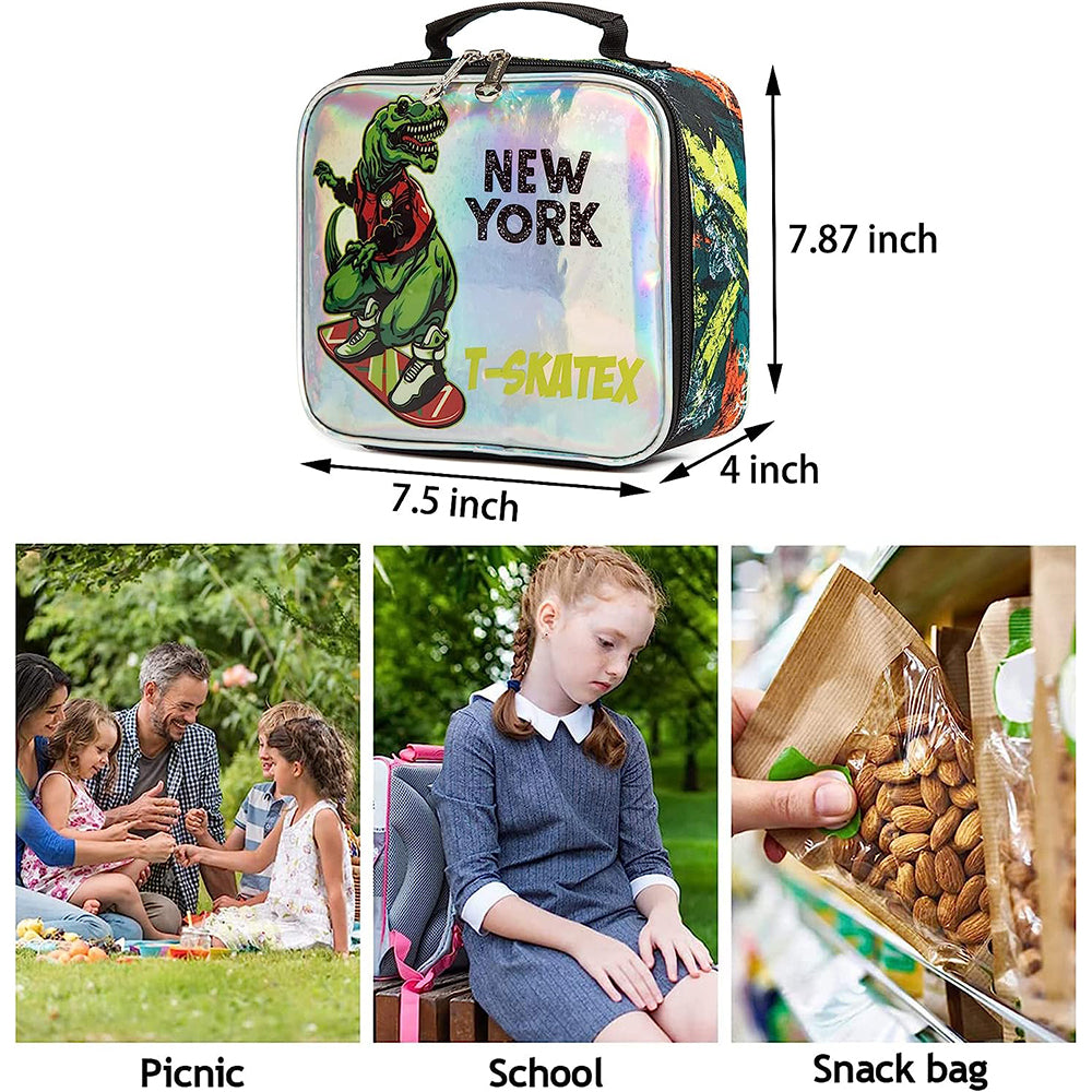 (NET) MOHCO Kids Backpack 17 inch Lunch Bag and Pencil Case Lightweight School Bookbag for Teens, Girls, Boys, Elementary and Middle school / 1055-3
