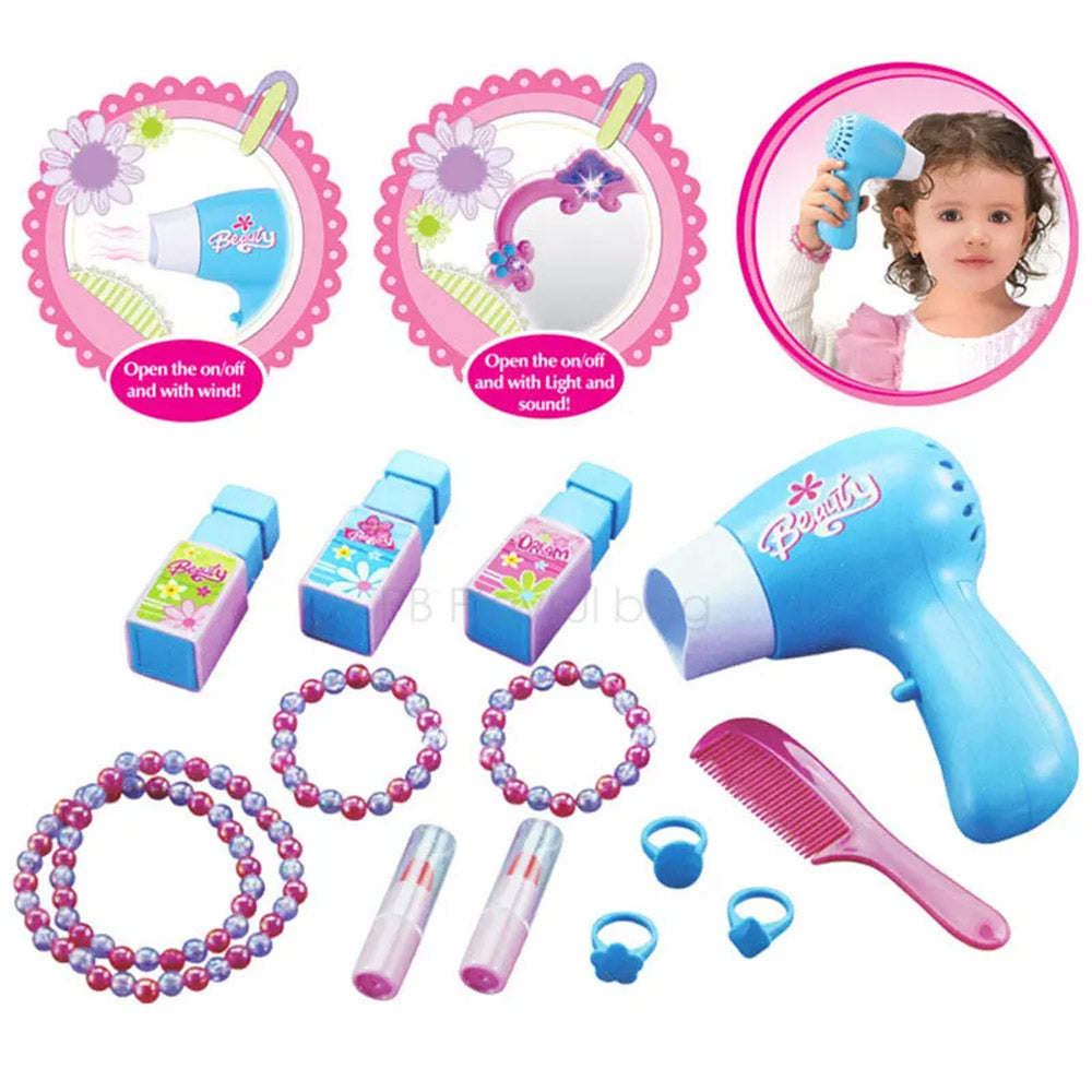 (Net) Princess Glamour Beauty Makeup Pretend Play Set - Your Little One's Dream Vanity