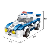 COGO 185 PCS Educational Building Blocks Police Station Toy