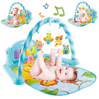 (Net) Musical Activity Mat Baby Toy Piano Keyboard Mat Baby Foot Gym Fitness Rack