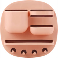 Wall Mounted Storage Rack, Nail Free Installation, Expanded Capacity