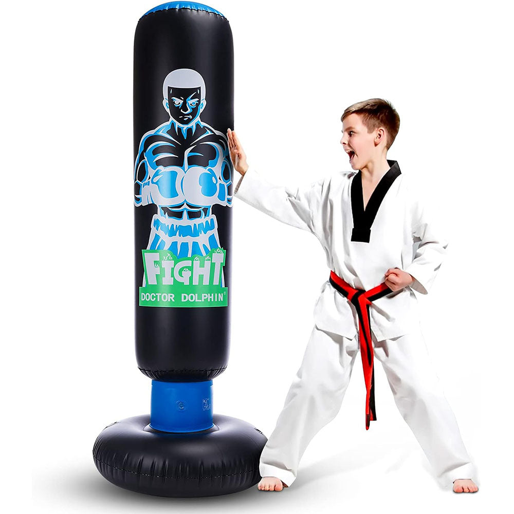 Inflatable Kids Punching Bag With Stand