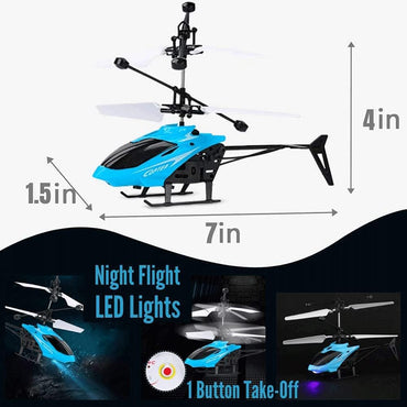 Flying Mini RC Infrared Induction Helicopter Usb Charging Sensing Hand Movements