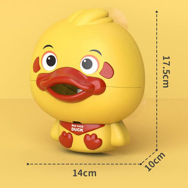 Yellow Duck Bath Toy Bubble Maker