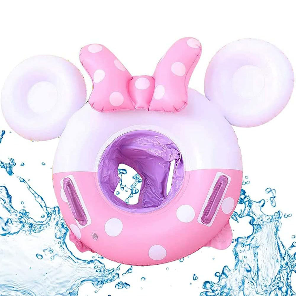 (NET) Minnie Inflatable Swim Ring Baby Float Swim Ring