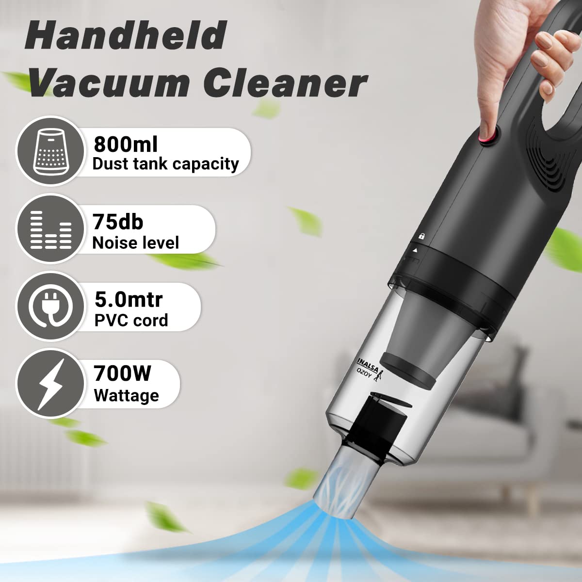 (NET) Handheld Car Vacuum Cleaner