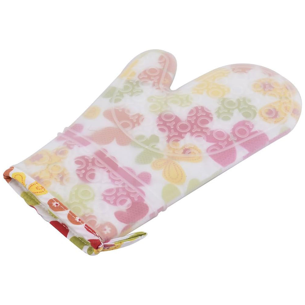 Silicone Bow Pattern Hot Heat Resistance Insulation Oven Glove