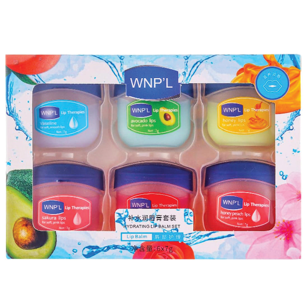 (NET)  6 Pcs WNP'L Lip Balm Set