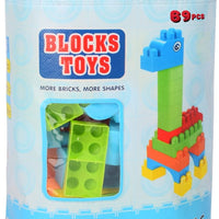 Building Blocks Toy Bag 69 pcs