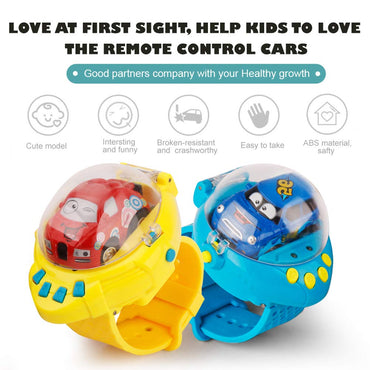 (NET) Remote Control, Creative Watch Gravity Sensor Mini Cartoon RC Car Model Kids Toy