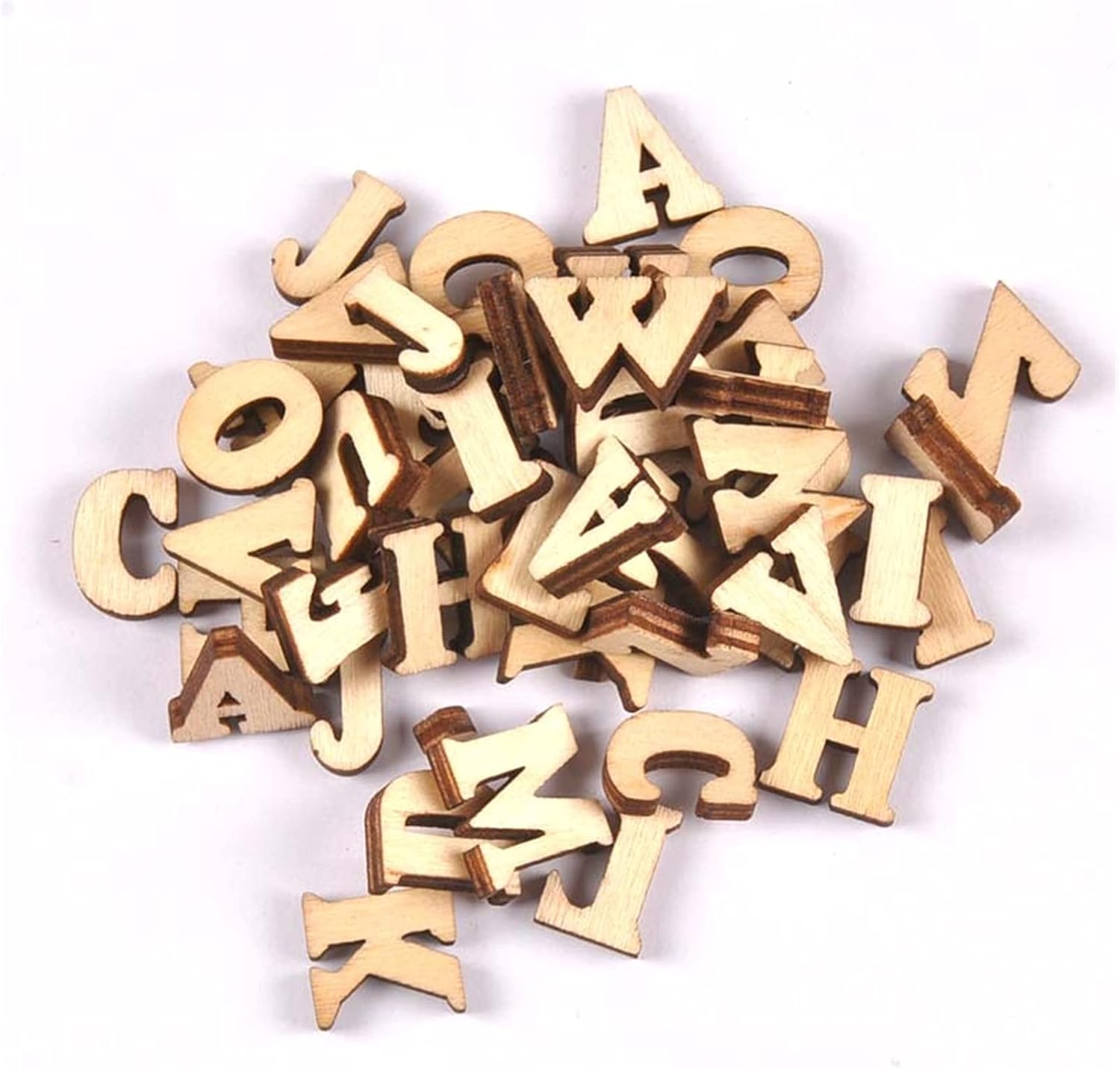 Wood Random Mix English Alphabet Decorative Letters