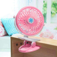 USB Mini Wind Power Handheld Clip Fan Portable Desk Table USB