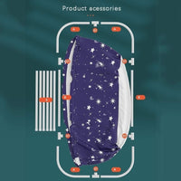 (net)Portable Bathtub Adult Non-Slip Portable Bathtub Foldable Soaking Bath Tub Barrel Adults Kids