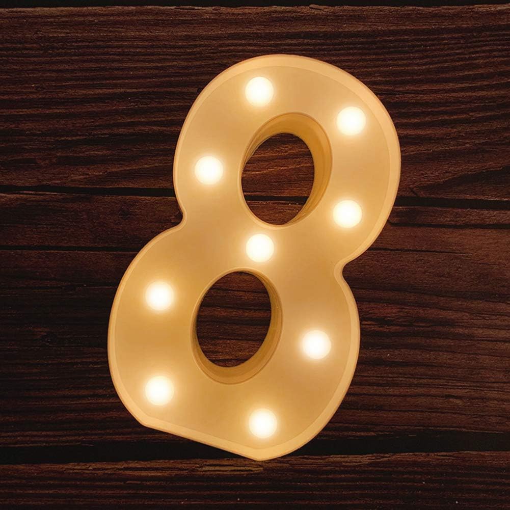 Decoration Numbers LED Light