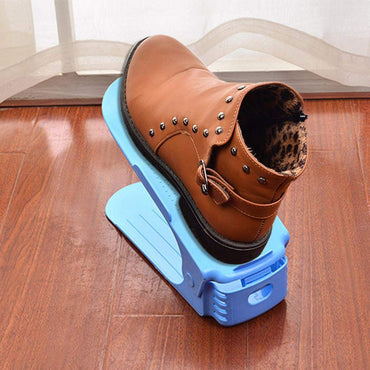 Double layer Shoe Shelf Shoe Organizer Plastic / 14295 (kc23-212)