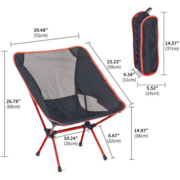 (NET) Portable Camping Chair