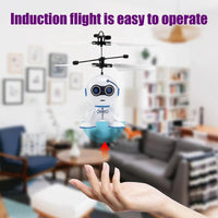 Robot Fly Toy  Aircraft Toy Induction Flying USB Charging Sensing Hand Movements for Kids