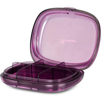 (NET) Portable Pill Dispenser Box 6 Compartments Pill Organizer Box for Medicines