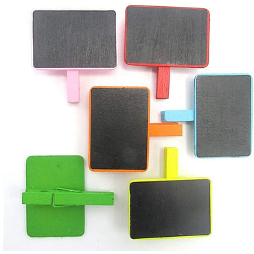 Adorable Mini Wooden Chalkboards 2 pcs