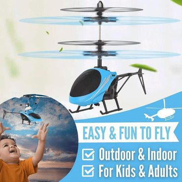 Flying Mini RC Infrared Induction Helicopter Usb Charging Sensing Hand Movements
