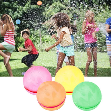 (NET) Reusable Water Balloons, Quick Fill Self-Sealing Water Bombs