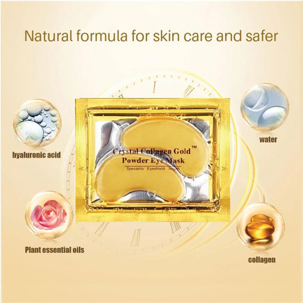 (NET) Crystal Collagen Gold Under Eye Gel Pad Face Mask