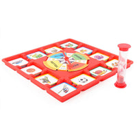 Multi Player Turntable Board Card Memory Competition Game For Kids
