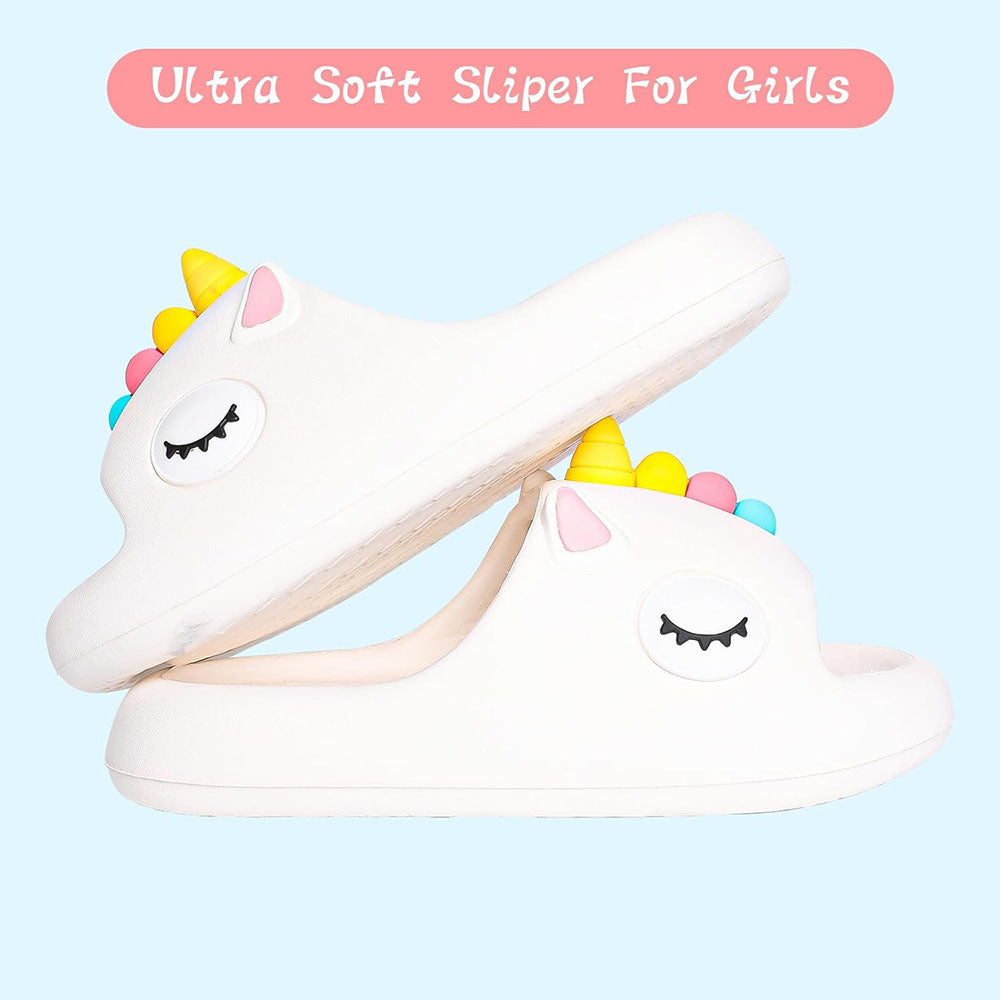 Boys Girls Unicorn Slipper Slide Sandals