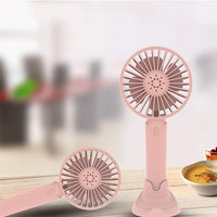 USB Rechargable Portable Handheld Personal Wind Cooling 3 Adjustable Speed